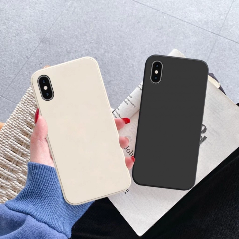 Ốp Lưng Điện Thoại TPU Mền Dẻo Điện Cạnh Vuông Cho iPhone 7/8/X/Xr/Xs/11/12/13/14 Pro PLus Promax