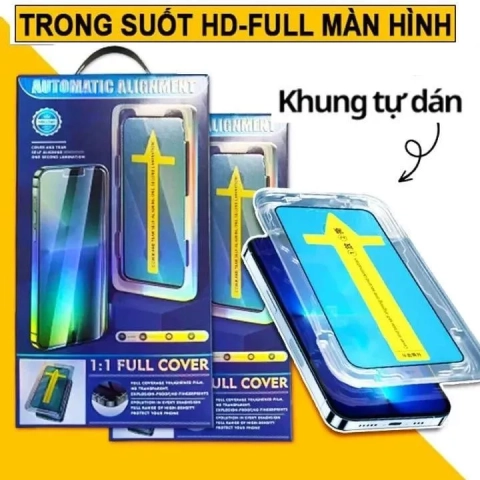Kính Cường Lực KingKong Khung Hỗ Trợ Dán Dành Cho iPhone 8-17 Pro Max - Bảo Hành 6 Tháng