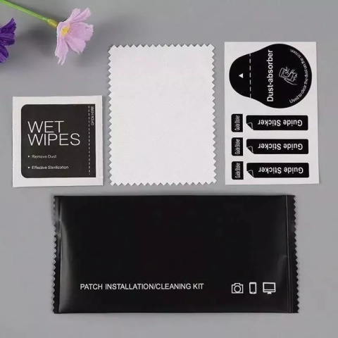 Bộ giấy lau Cho Kính Cường Lực + Miếng Hút Bụi vệ sinh màn hình điện thoại, ipad, kính mắt